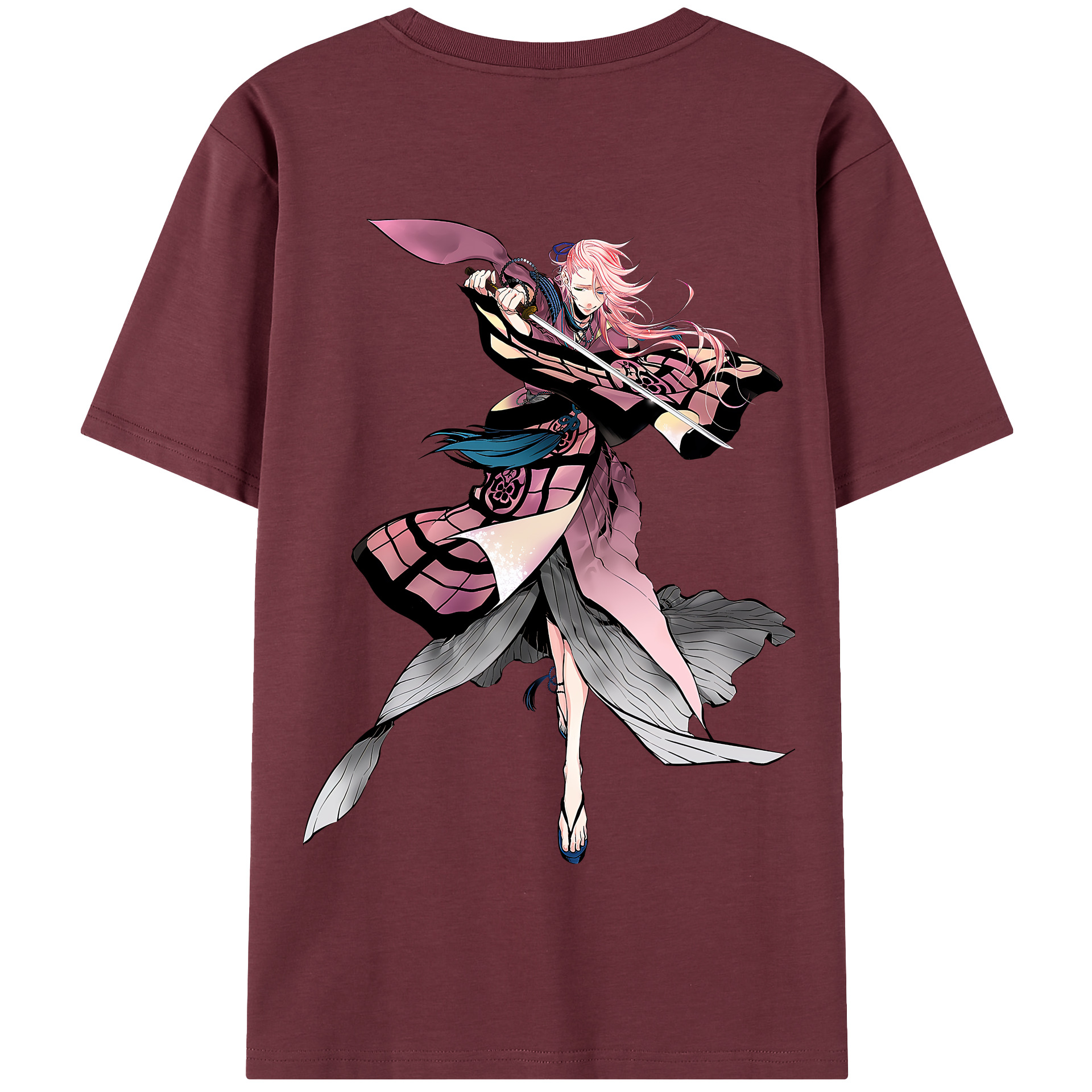 （画像用） 刀剣乱舞 Touken Ranbu 綿100％半袖Tシャツ（背面プリント）